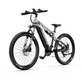 Duotts E29 Electric Bike - 250W Motor 48V13.5AH Battery Hydraulic Brakes - Silvery white